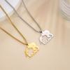 Cazador 2026 Elephant Mother Daughter Pendant Necklace for Women Cute Animal Neck Chain Stainless Steel Jewelry Gift Wholesale