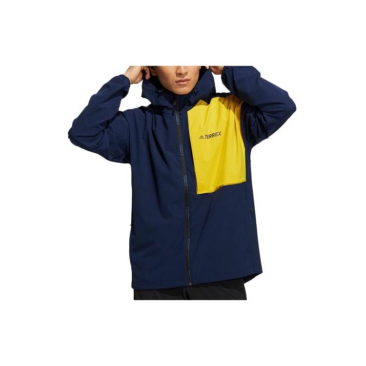 adidas Outdoor Sports Hooded Jacket Blue Men s GN7614 XL