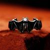 Vintage Cool 316L Stainless Steel Bat Rings For Women Men Biker Punk Fashion Animal Ring Party Jewelry Halloween Gift Wholesale