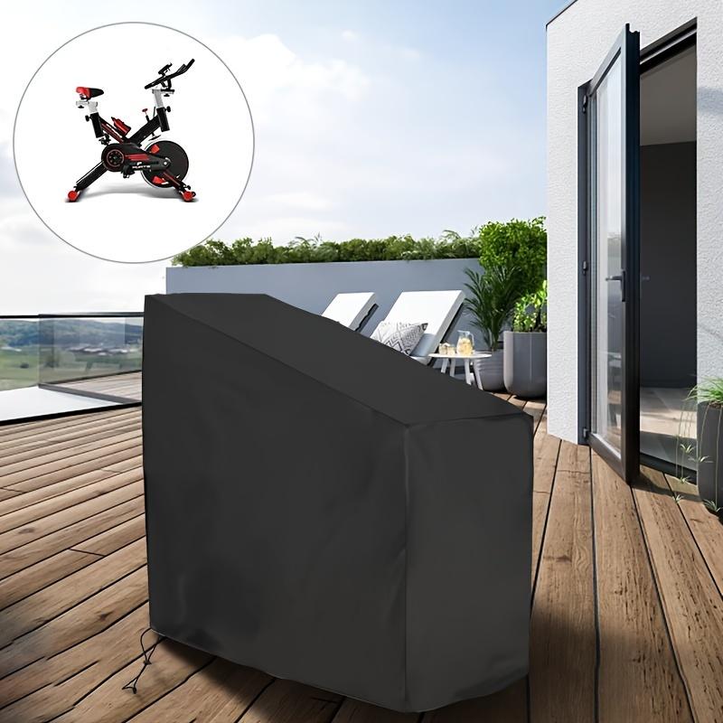 1 Del Skydd för Motionscykel, Upprätt Cykelskydd - Lämpligt för Träningsutrustning, Enfärgat Skydd, Enkel Stil, Slitstarkt Tyg, Träningsentusiaster