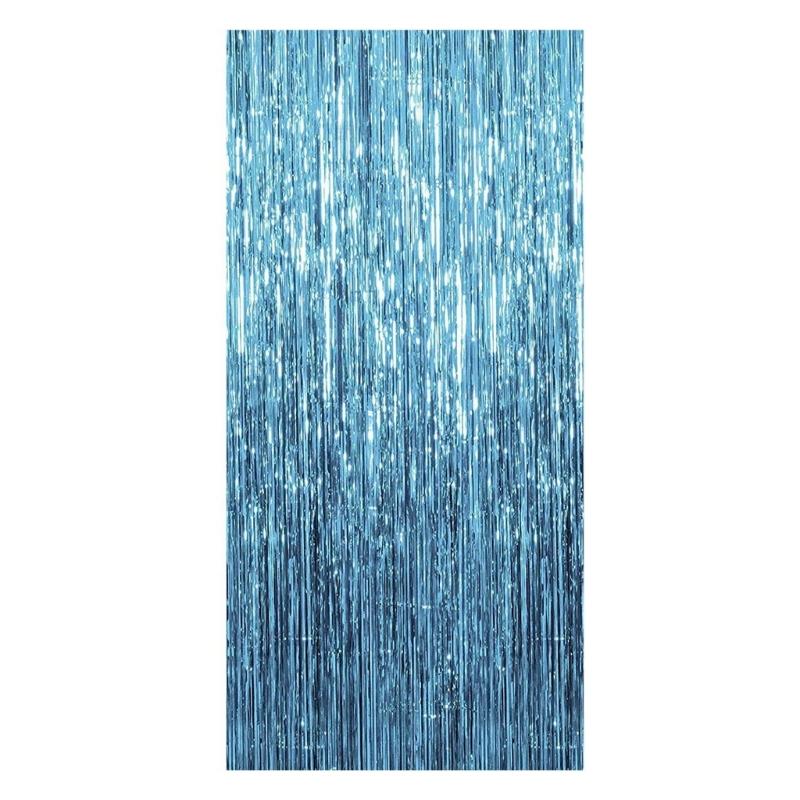 Metallic Tinsel Curtain Photo Booth Door Hanging Streamers Backdrop Birthday Wedding Bachelorette Party Decoration