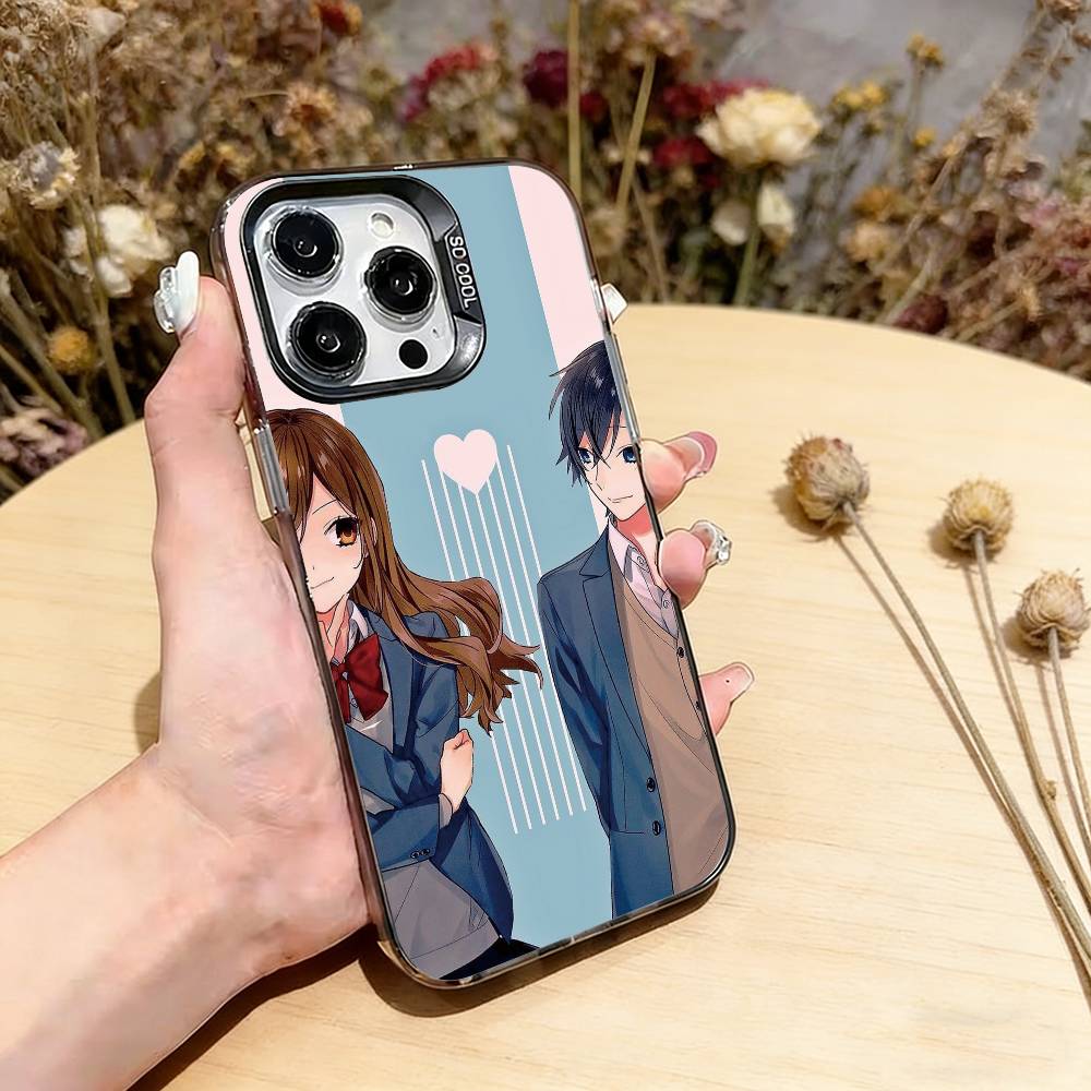 Horimiya Phone Case For iPhone 17,16,15,14,13,12,11 Plus,Pro Max,XS,Colorful Silver Phone Case Funda Cover