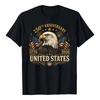 250th Anniversary USA 1776-2026, Patriotic American Eagle T-Shirt All Sizes