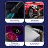4 In 1 6000Pa Portable Car Vacuum Cleaner Cordless Interior Cleaner with LED Light Tire Pressure Gauge Inflator Auto Accessories