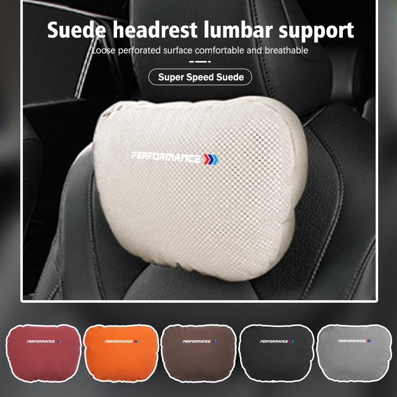 Car Neck Pillow Seat Headrest Head Lumbar Support Protector Cushion For BMW E91 E92 E93 E60 F10 F30 E39 E36 E87 X3 X5 E70 E46