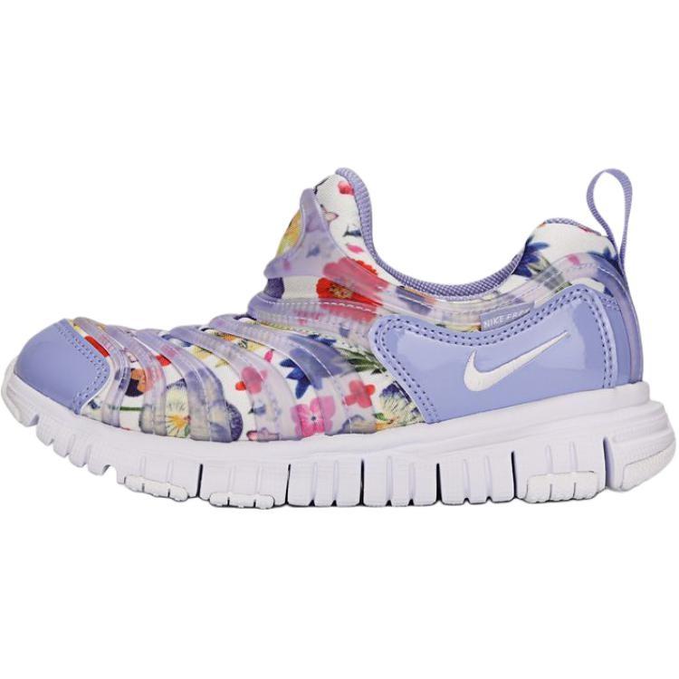 (PS) Nike Dynamo Free SE Light Thistle Sapphire White Kids IQ0809-500 EU 32