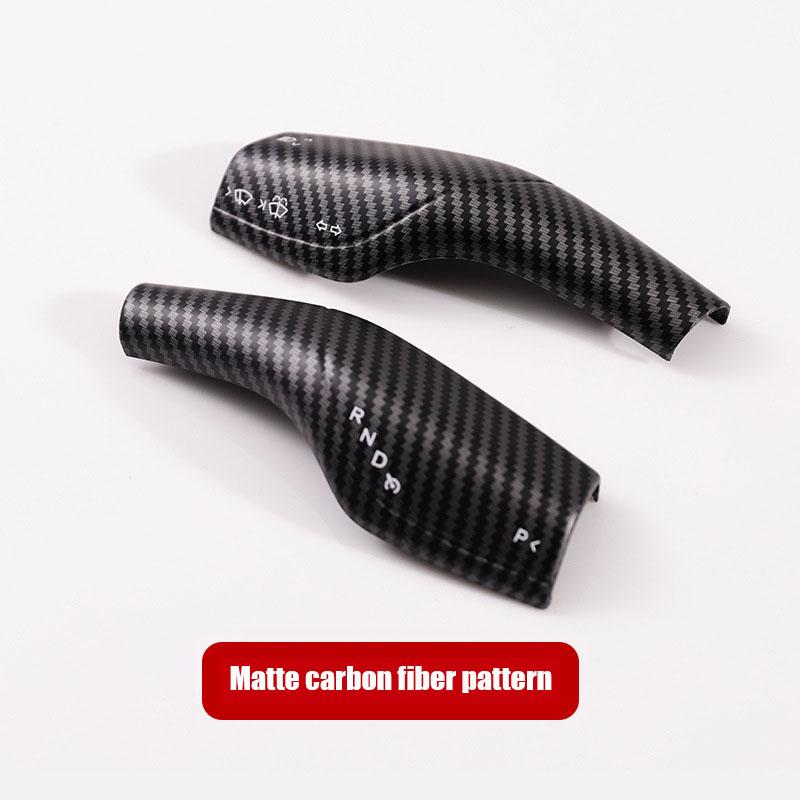 For Tesla Model 3/Y 2024 2024 2024 2020 Steering Wheel Steering Lever Wiper Protective Cover Decoration Interior Remodel Patchs