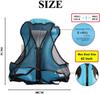 Life Jacket, Floating Vest, Swimming & Snorkeling Jacket, Inflatable Vest, Fishing Life Jacket, Adult Size, Kayak Gear, Life Vest, Manual Inflation, W