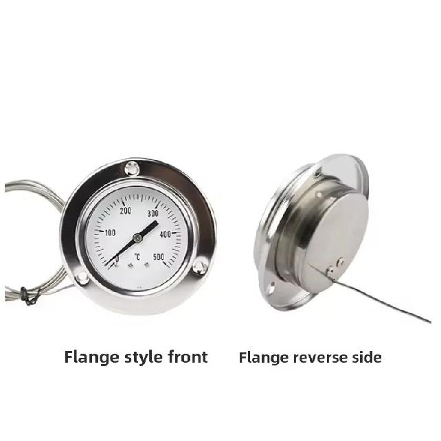 500degree Pizza oven thermometer, kiln thermometer Stainless steel high-temperature resistant pointer thermometer A