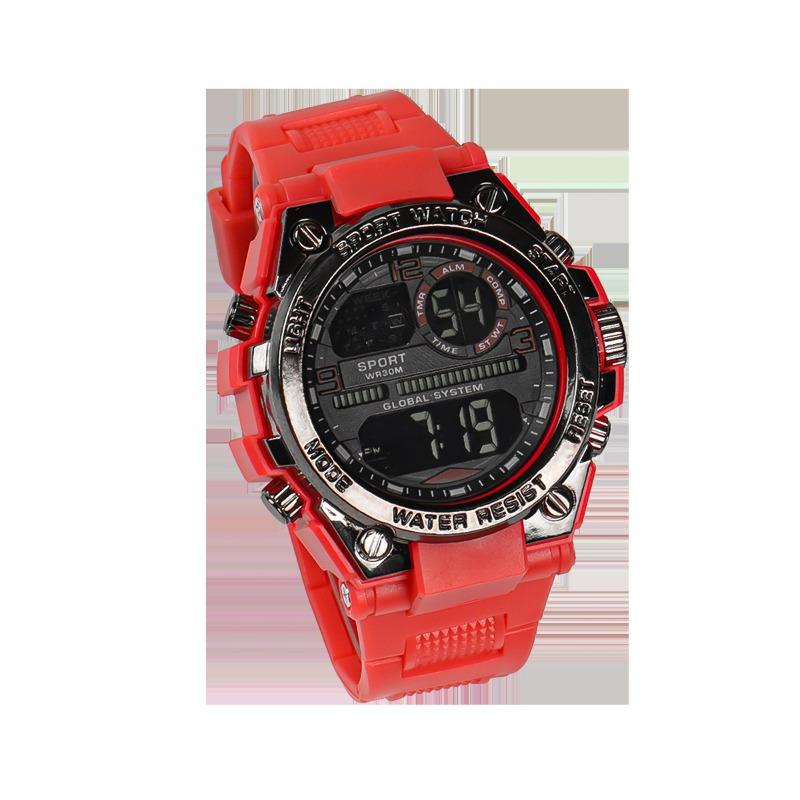 New high-value simple electronic watch student outdoor sports timing luminous alarm electronic watch accessories