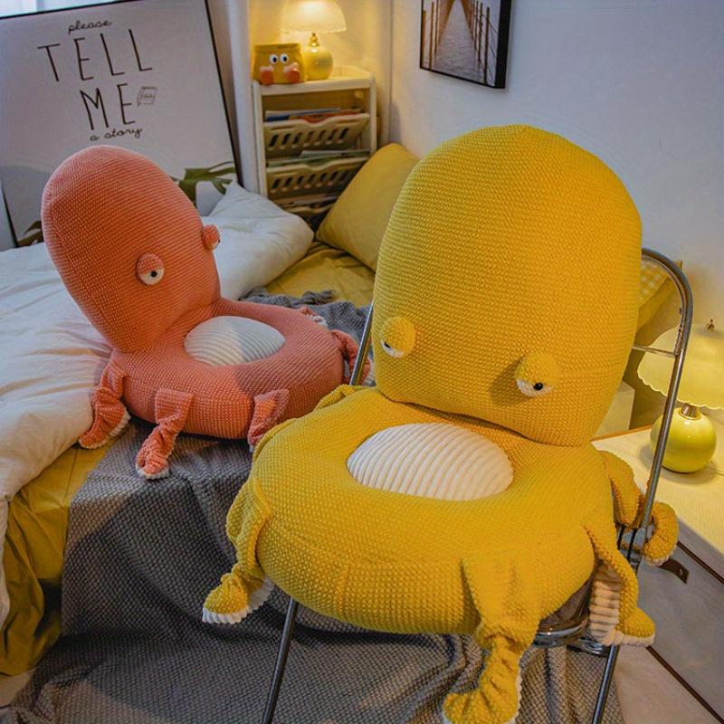Современная подушка для пола в форме осьминога, мягкий наполнитель из микрофибры и полиэстера, несколько цветовых вариантов для гостиной, татами, сиденья у окна, только ручная стирка 45*55cm