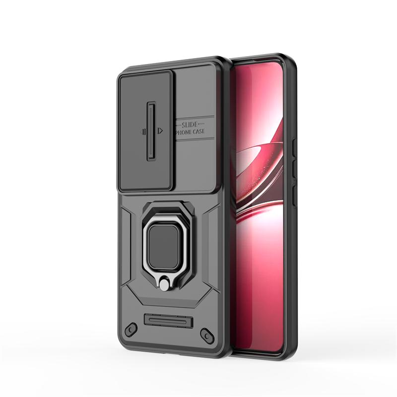 

Противоударный чехол для Vivo V50 Чехол для Vivo V50 5G Держатель-кольцо Магнитная Полная задняя крышка для Vivo V50 Чехол с выдвижным окном 6,77 дюйма For Vivo V50 чёрный