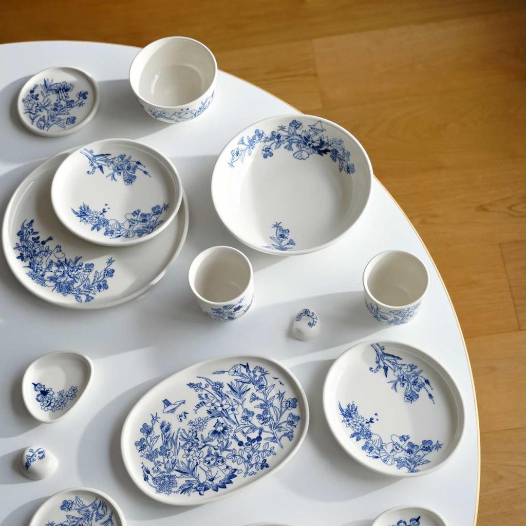 [Officially Imported] Moomin Arabia Hal Bowl, 12cm, Moomin Tableware, Arabia, 1073505