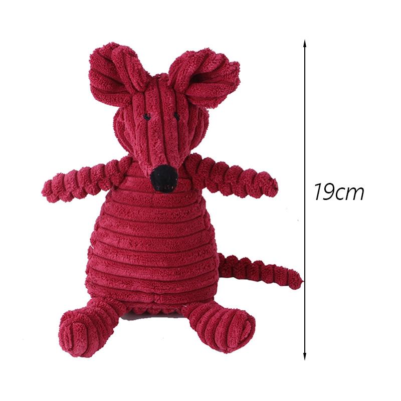 Corduroy Squeaky Dog Chew Toys for Small Medium Dogs Bite Resistant Puppy Toy Squeaker Dog Toys Pets Products Mascotas Supplies