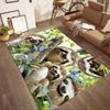 Sloth In The Jungle Square Rugs Are a Great Choice for Living Rooms, Bedrooms, Home Décor, and As Gifts.