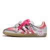 Adidas Originals SAMBA OG Skateboard Shoes Women's Low Top White/Pink/Silver JR0035(Team80-S-BOX)
