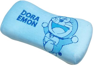 MORIPiLO Morishita Memory Foam Pillow Doraemon 15x31cm Waist Support Back Support Stuffed Toy Cushion Character Goods Shogakukan Pastel Blue 4621204
