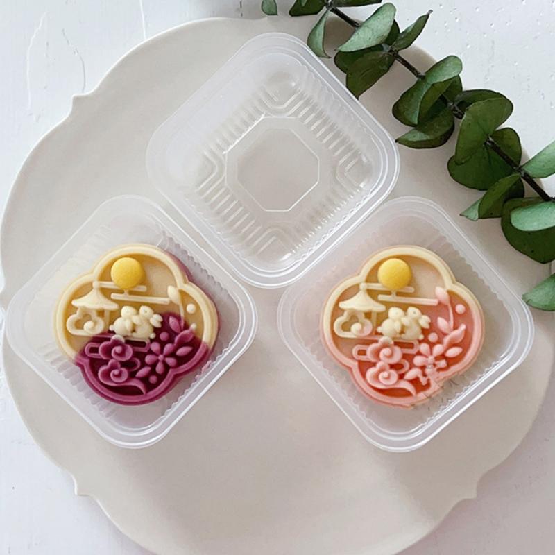 Unique Mooncake Mold Hand Pressure Molds Rabbit Shape Bean Cake Molds Baking Accessories Suitable for Special Occasion