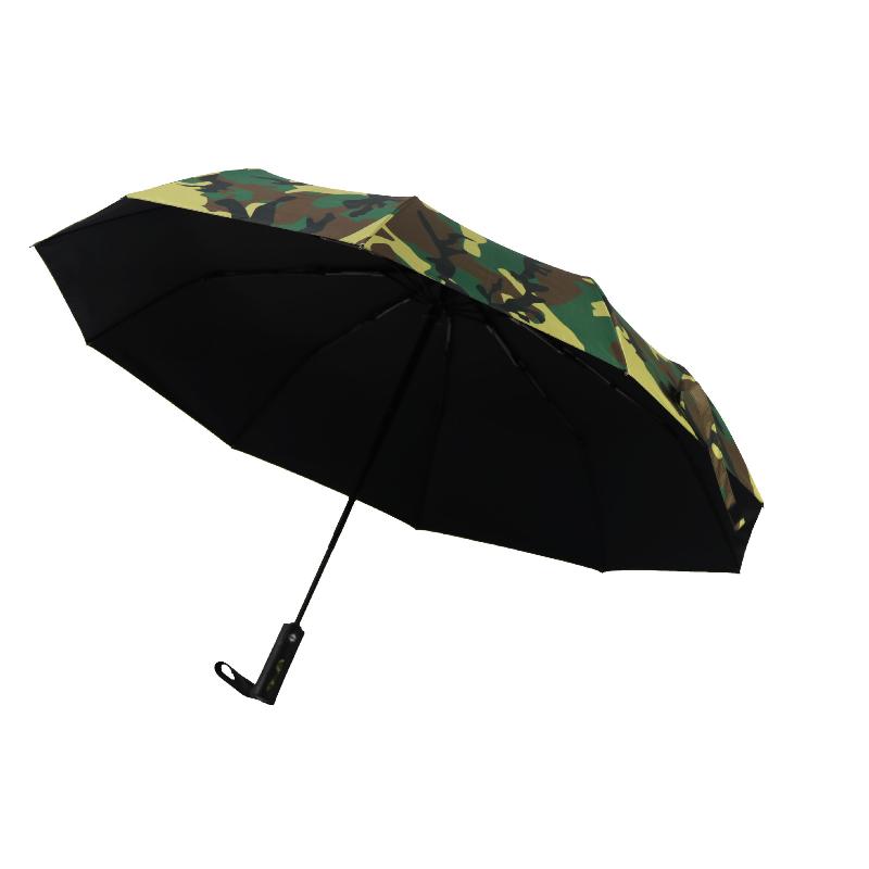 

Camouflage black rubber sun umbrella automatic 10 fracture folding umbrella outdoor sun protection umbrella sunny umbrella зелений