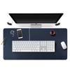 70x35cm wielkoformatowy ochraniacz na biurko w domu mata królewska niebieska podkładka pod mysz PU skóra zamszowa wodoodporna podkładka pod klawiaturę podkładka pod mysz gamingową