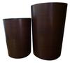 Asbel Lidless Trash Can Room Leclerc Wood Grain Flooring Harmony Brown Simple Design A6235 Bedroom/Living 8.2L