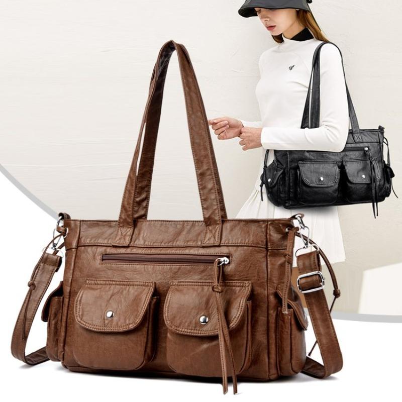 Women's large capacity tote bag shoulder bag