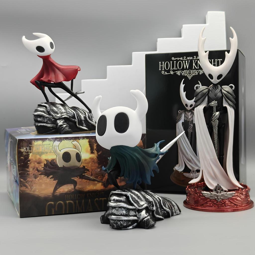 Hollow Knight Action Figure Set: Knight, Hornet, Quirrel - Trendy Desk Ornaments