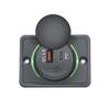 Dual Port PD Car Charger 30W USB Charger for Phones Tablets 12V-24V Wall Mount USB Charging Station for RV Boat SUV ATV