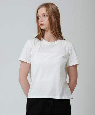 PINBLACK Essential Round Short Sleeve T-Shirt White