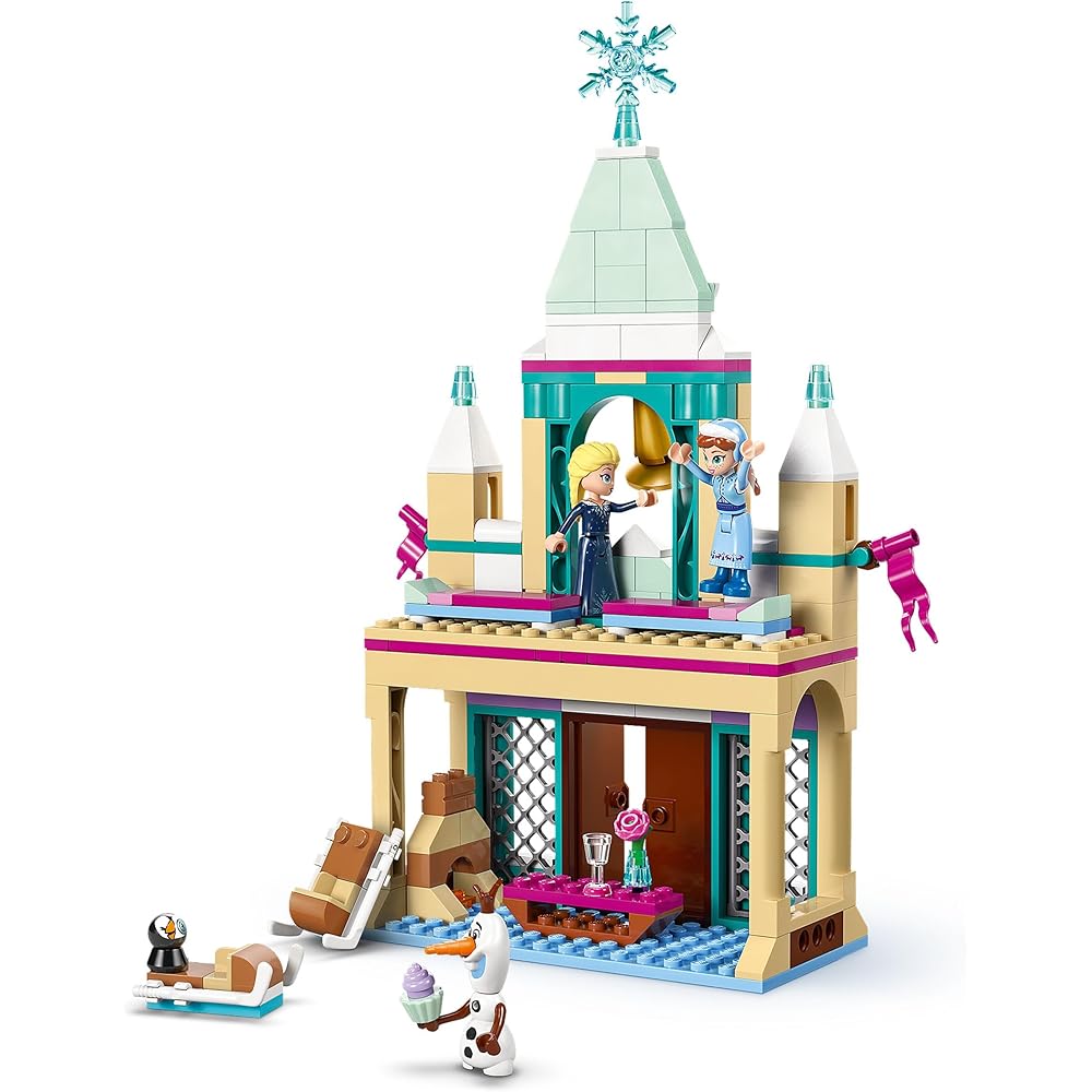 LEGO Disney Princess Frozen Arendelle Castle Building Toy for Kids Ages 5-8 Educational Block Set