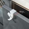 Trash Bag Holder Hook - Kitchen Wall Mount Rack for Cabinet Door 2-Pack