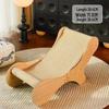 Large Cat Scratching Board & Lounge Chair - Durable Sisal, Scratch-Resistant Cat Bed & Sofa Protector Toy