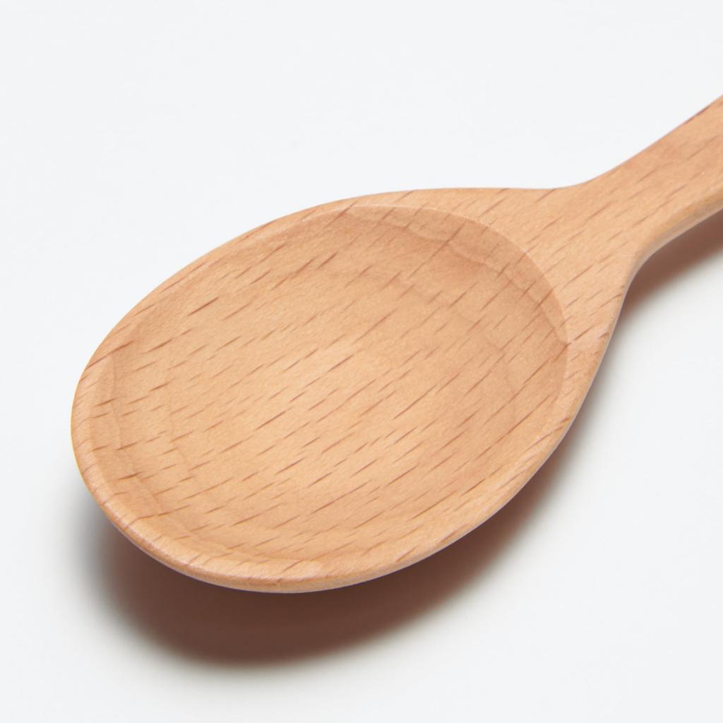 MUJI Beechwood 44637838 Teaspoon, Approx. 13.5cm long,
