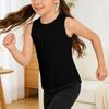 Women’s Sleeveless Racerback Pleated Back Tank Top Lightweight Loose Fit Casual Athletic Shirt for Everyday Wear