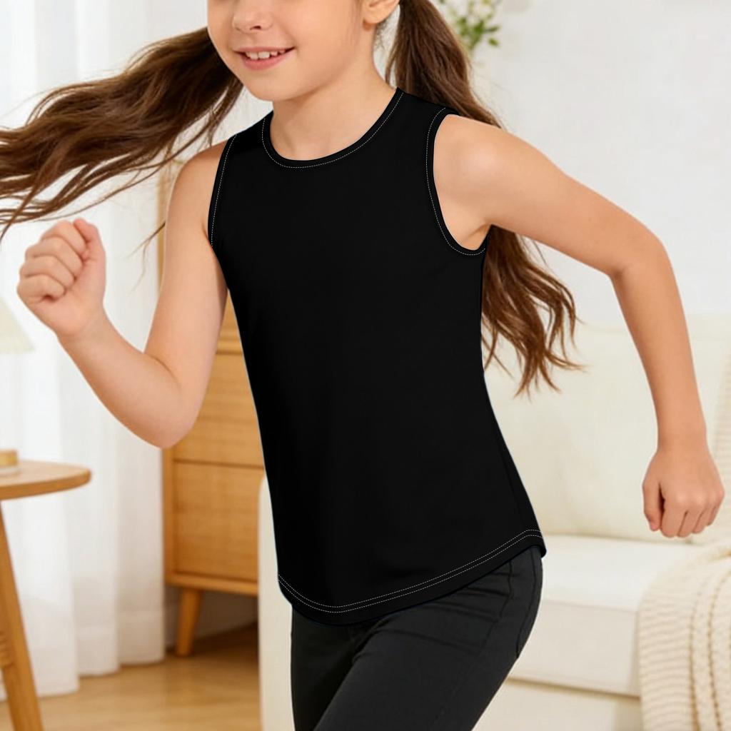 Women’s Sleeveless Racerback Pleated Back Tank Top Lightweight Loose Fit Casual Athletic Shirt for Everyday Wear