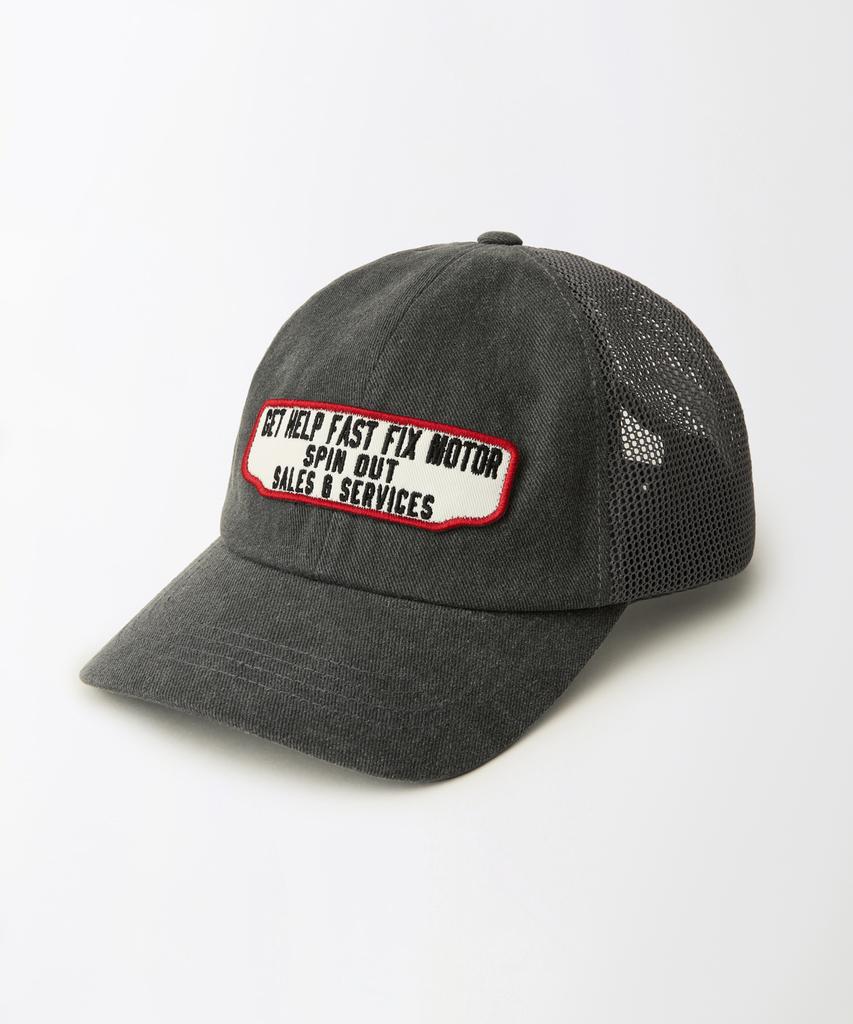 OUTSTANDING Mot Series Cap(Spin Out)_Pigment Charcoal