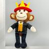 Brainrot Steal A Jandel Hat Monkey Plush Toy Animal Stuffed Doll Decoration