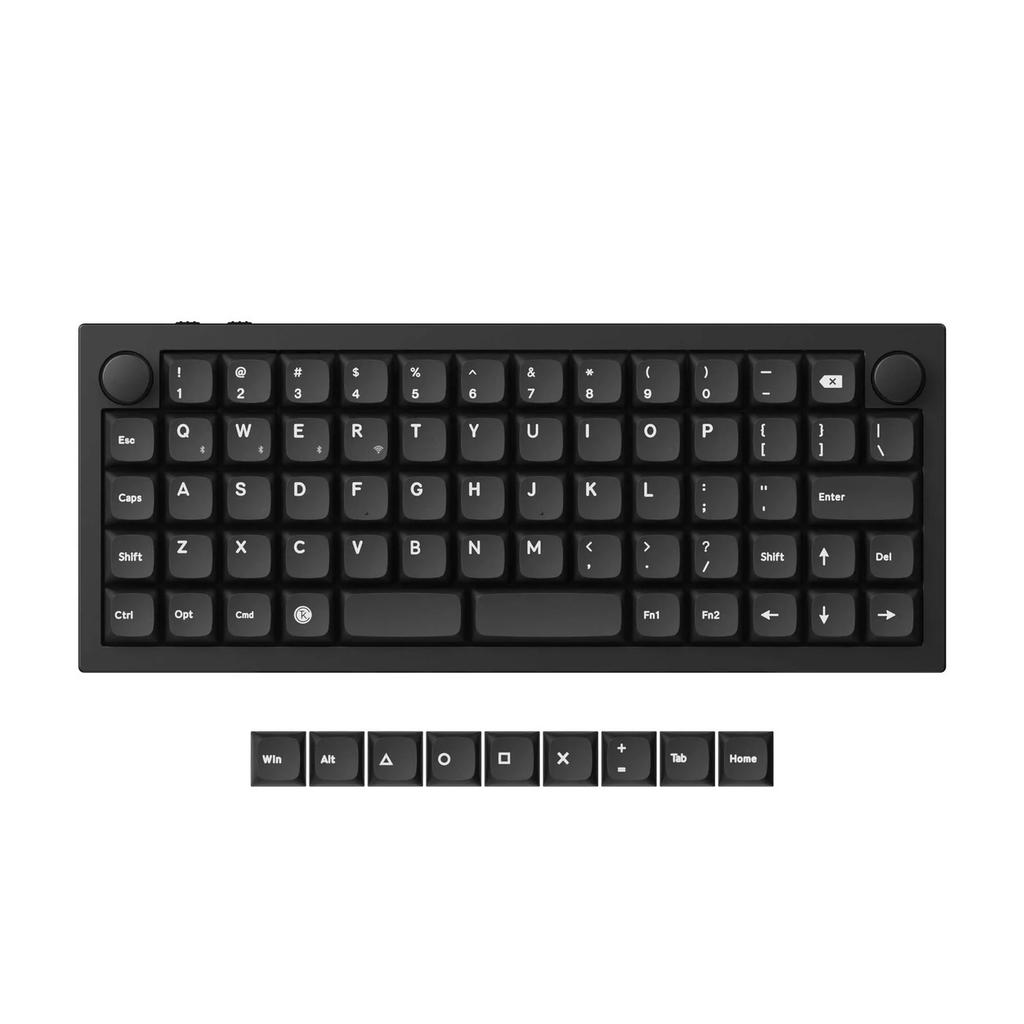 Keychron - Q15 Max QMK Wireless Custom Mechanical Keyboard Fully Assembled Knob / White / Gateron Jupiter Brown