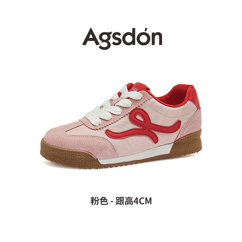 

Augusteng retro German training shoes women s 2025 new summer thick-soled lightweight soft-soled Forrest Gump shoes casual sports shoes 40