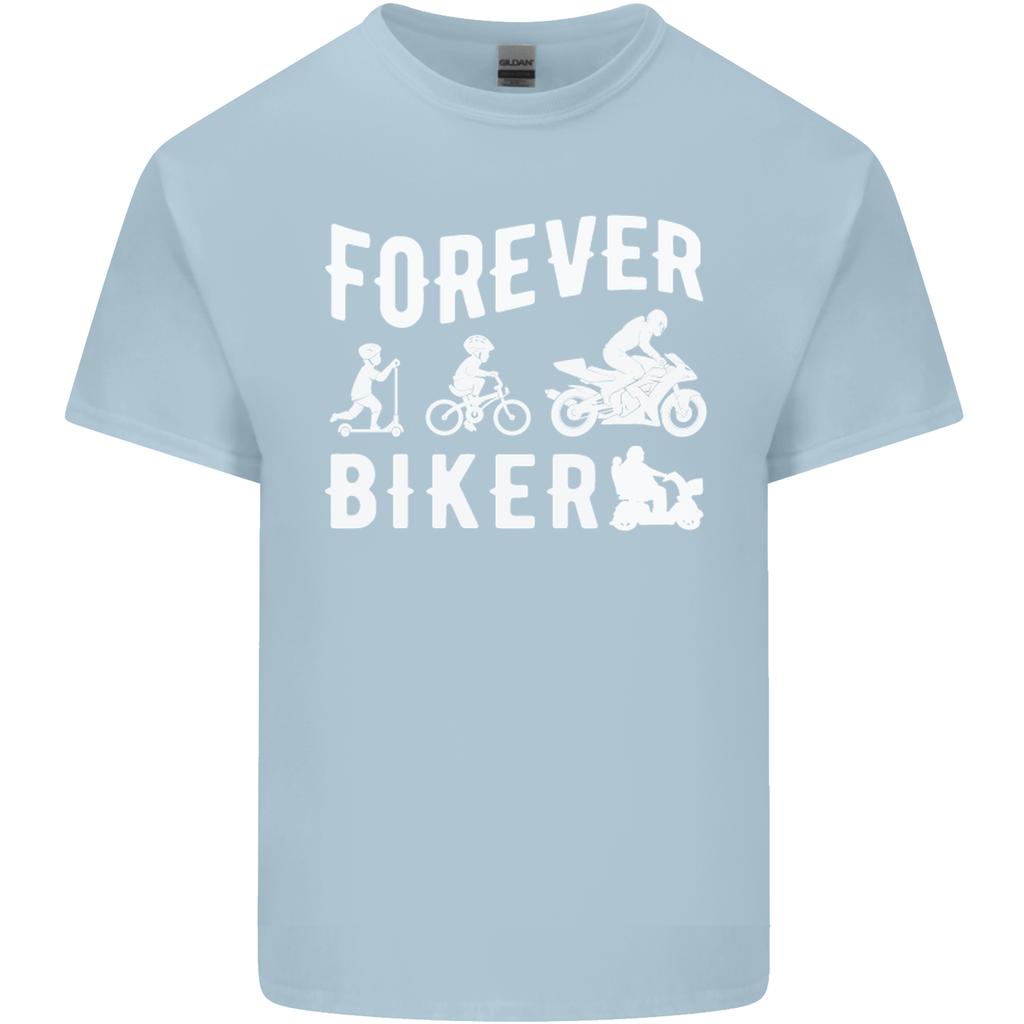 Motorbike Motorcycle Forever Biker Unisexs Light Cotton TShirt