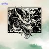 1pc Dragon Metal Wall Art Sculpture, Dynamic Animal Mural for Chinese New Year Mid-Autumn Festival Gift Home Decor