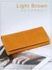 Miyabinno Women's Long Wallet, Genuine Leather, Large Capacity, 13 Card Slots, Easy-to-Use Coin Purse, Italian Cowhide Leather, YKK Zipper,