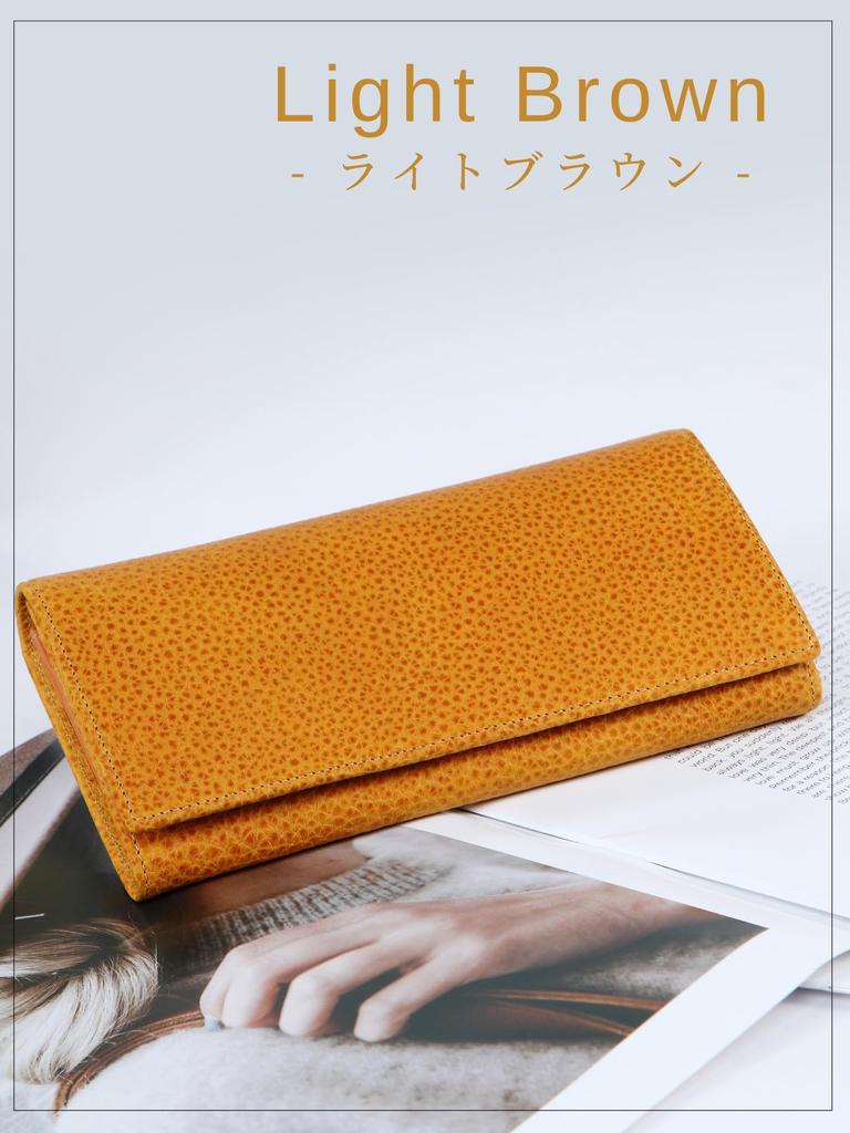 Miyabinno Women's Long Wallet, Genuine Leather, Large Capacity, 13 Card Slots, Easy-to-Use Coin Purse, Italian Cowhide Leather, YKK Zipper,