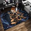 German Shepherd Family Office Rug Chair Mat, Entryway Carpet, Suitable for Front Door, Bedroom, Living Room, Desk, Holiday Gift