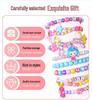 Children's DIY Beaded Bracelet Kit - Handmade Jewelry Set with Stringing Beads & Accessories