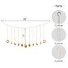 Moon Phase Garland Hanging Moon Phase Decoration Lunar Wall Ornaments