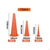 12 Pieces Silicone Rubber Tapered Plug Long-Lasting Stepped Cone Heavy-Duty