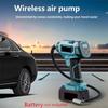 Cordless Electric Inflator Pump Air Compressor For Makita 18V Battery LED Light