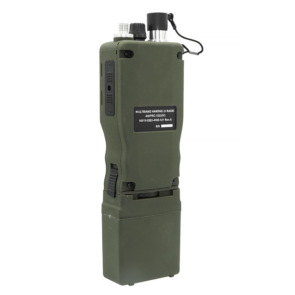 Ryohin Takehin Realistic AN/PRC-152 Dummy Radio, Medium-Range Radio Replica, with Built-in Transceiver, OD Olive Drab / TB999-OD