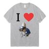 Funny I Heart Capybara T Shirt Kawaii Graphic T-shirts Unisex Women Cotton Casual Short Sleeves Oversized Harajuku Streetwear Tees